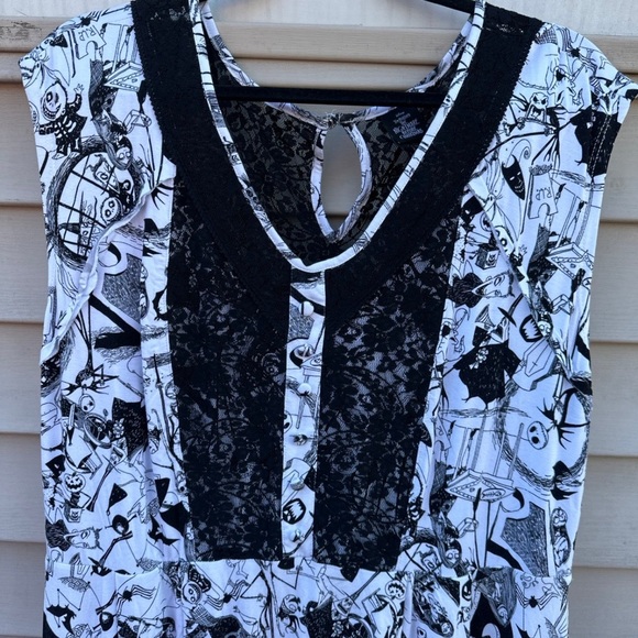 Nightmare Before Christmas Character Accent Dress Size 2X - Picture 2 of 4